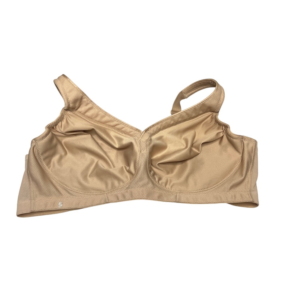 Glamorise Sport MagicLift High Impact Wirefree Bra 48B Nude 1006